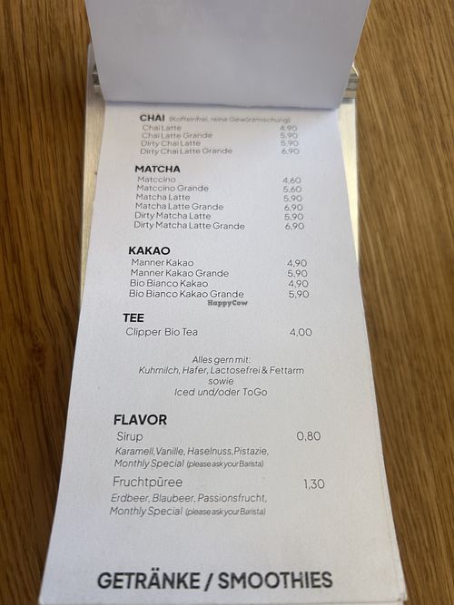 menu  at TUTTO BERNY in Oberoesterreich