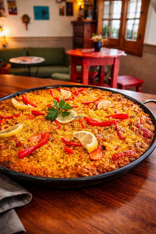 Paella at Estamos Sembrados in Malaga