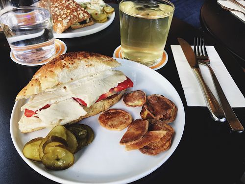 Vegan Kumru Sandwich  at Bi Nevi Deli in Istanbul