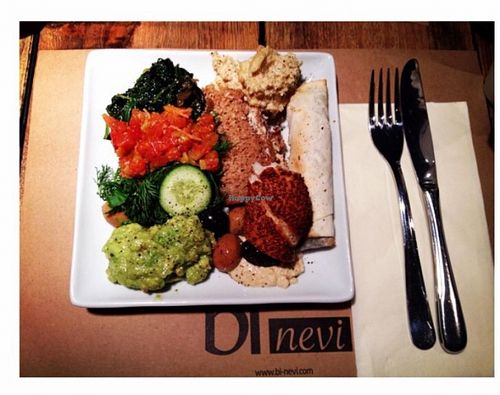 Sunday brunch at Bi Nevi. The homemade vegan walnut spinach 'borek' was a hit with all my friends.  at Bi Nevi Deli in Istanbul