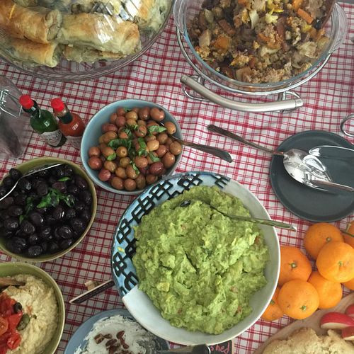 brunch buffet at Bi Nevi Deli in Istanbul