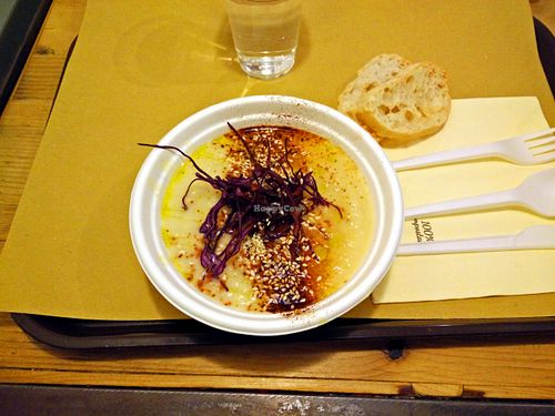 Creamy soup of the day - vegan at Genuino in Trieste