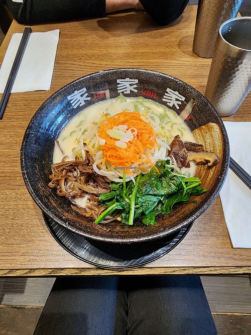 Vegan ramen at Yah-Yah-Ya Ramen Richmond in Richmond