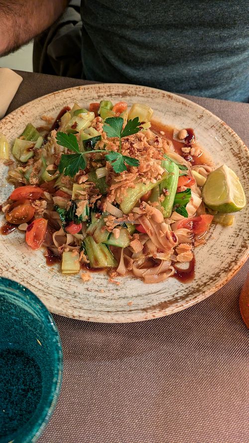 Pad thai vegan at Ristorante Quinoa Roma in Lazio