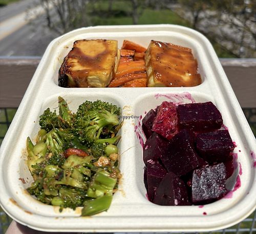 Tofu plate   at FARE in Chicago