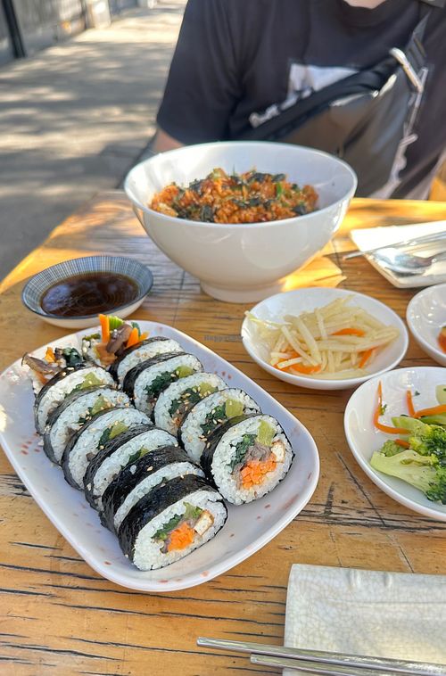 Kimbap  at Kot Kiosko in Region Metropolitana