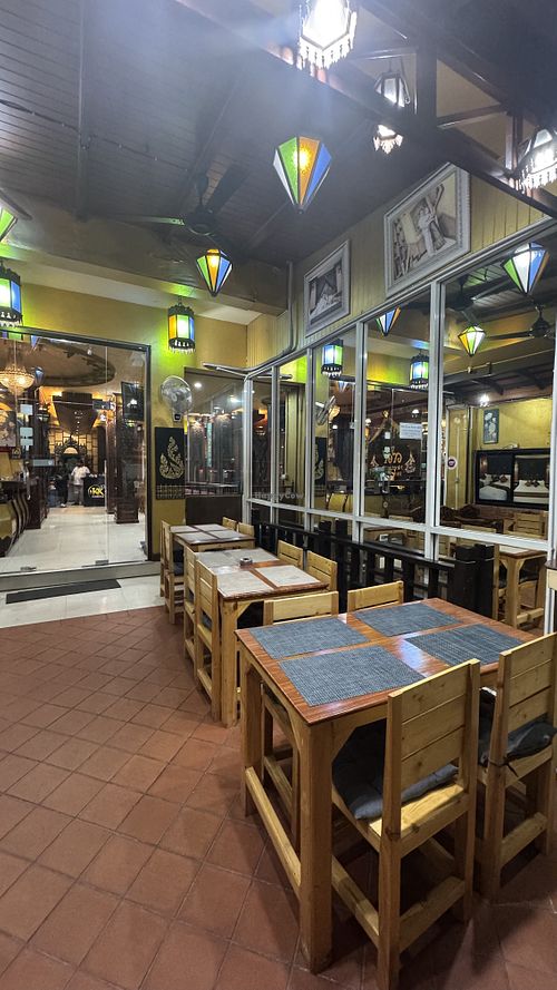 Outdoor seating  at Krishna Kathiyawadi Indian Gujarati Restaurant in Phuket