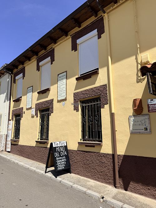 Outside of the restaurant   at Meson Tío Pepe in Castilla Y Leon