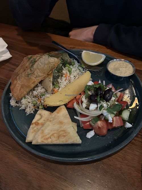 Vegan spanakopita   at Shift Kitchen & Bar in Sechelt