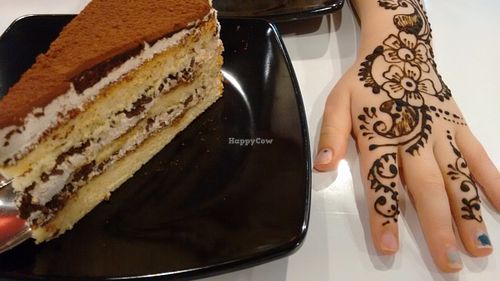 Tiramisu cake at HotCakes in Central Singapore