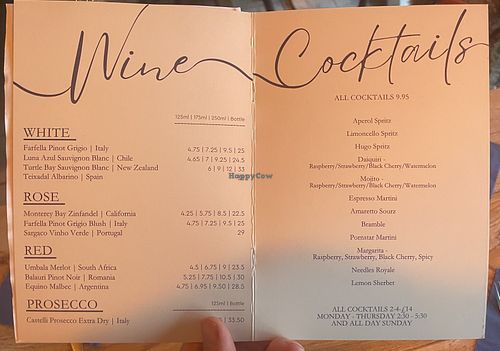 Drinks Menu - Page 2  at Cafe Needles Eye in Newbiggin-by-the-sea