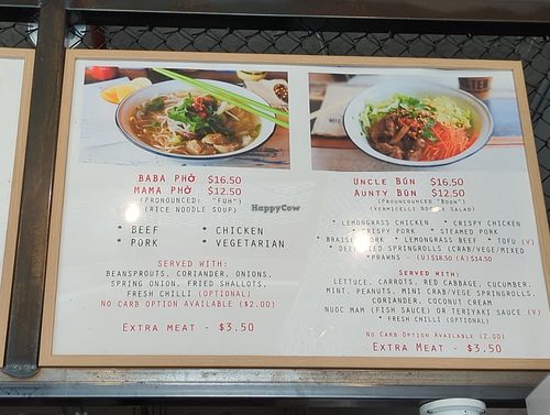 Tofu and mushroom pho, tofu bun at Hello Mister Newmarket in Auckland