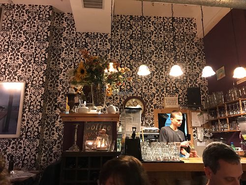 Interior at Caffe Yaffo in Tel Aviv