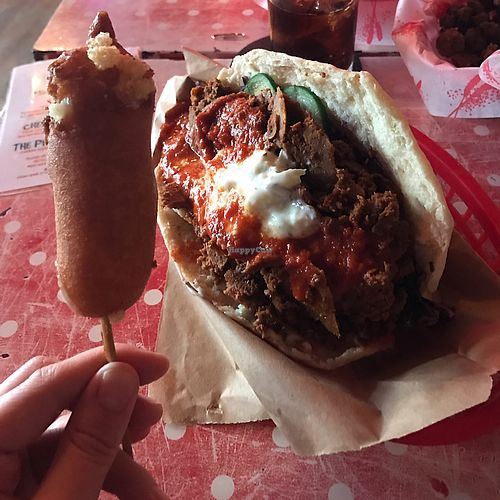 cheese on a stick at Beelzebab in Brighton