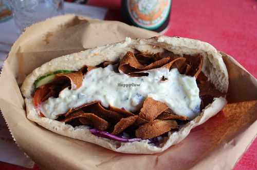 Seitan Kebab  at Beelzebab in Brighton