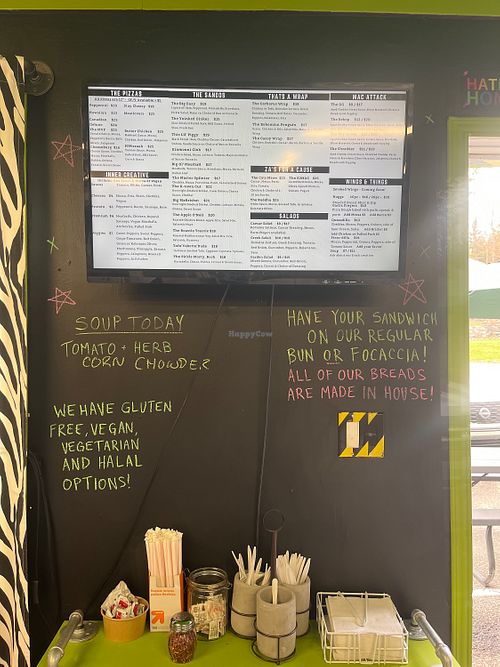 Many vegan options available   at Feast & Fusion in Kinmount