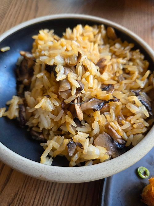 Mushroom rice at EAST in Perth And Kinross