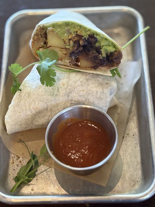 Plant-based breakfast burrito  at EAT Marketplace in Temecula