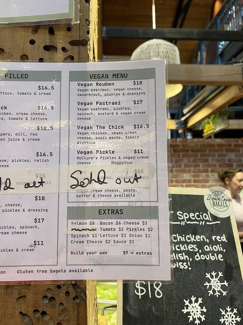   at Downtown Bagels in Christchurch