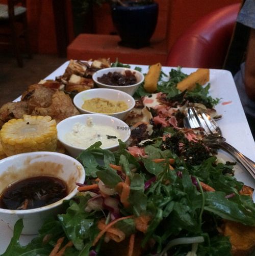 Sharing platter for two at Vegilicious in St Kilda