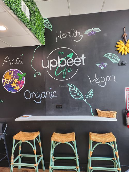 Inside seating at The Upbeet Life in La Grange