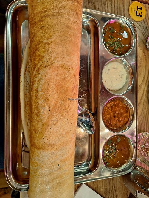 Masala dosa at Chit ‘n' Chaat in Newcastle Upon Tyne