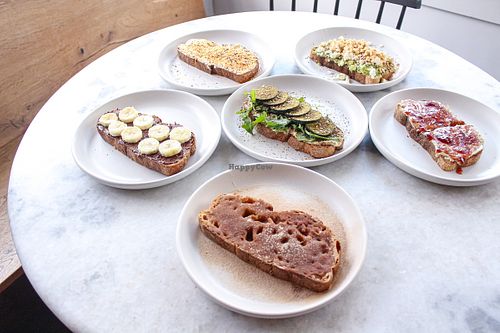 Toast options at Majestic Cafe in Benicia