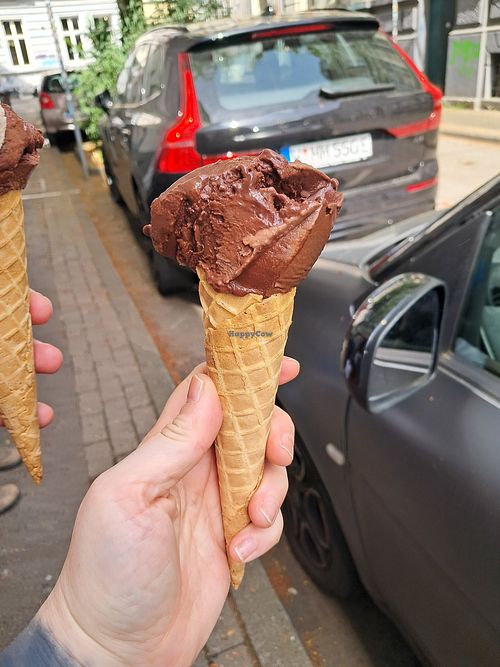Schokolade Sorbet at Creme Eis in Wuppertal