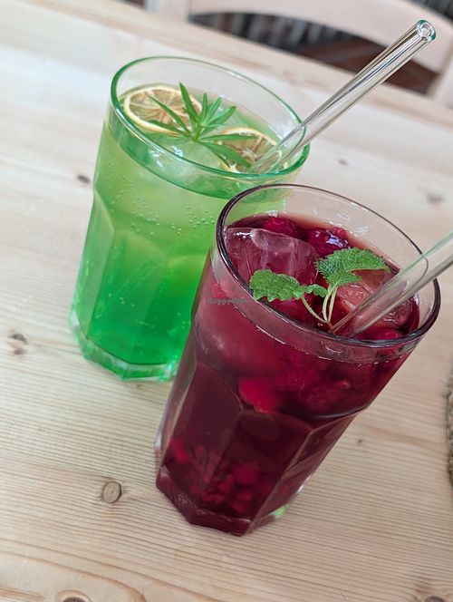 Hausgemachte vegane Limonaden at KutscherHus in Waldeck
