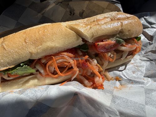 Spicy Thai Sandwich   at SABOR Food Truck (Part of Sonoma Family Meal) in Petaluma