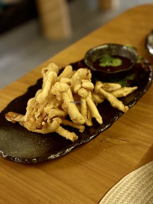 Mushroom tempura   at KOA Dining in Koh Samui