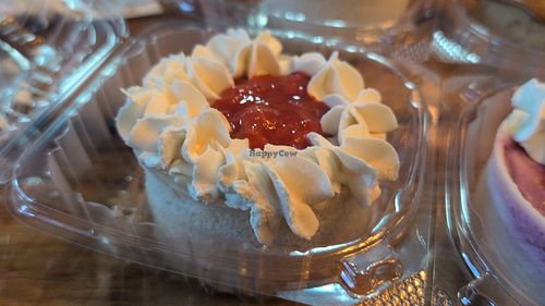 Strawberry cream at Dainty Cheesecake Company in Jacksonville