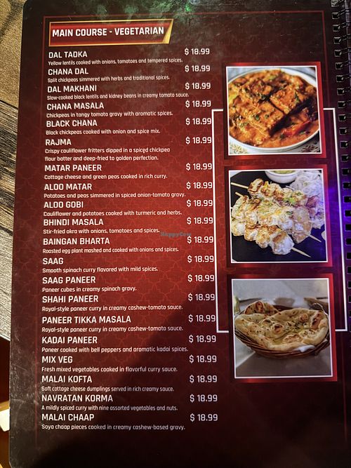 The staff can help sort through vegan and vegetarian   at Curry King Indian Restaurant in Crescent City