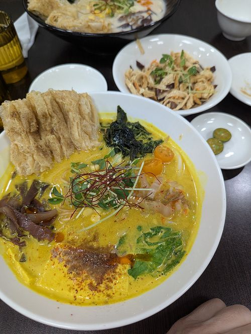 Coco curry ramen at 觀竺蔬食 素食拉麵 Vegan Ramen in Taoyuan