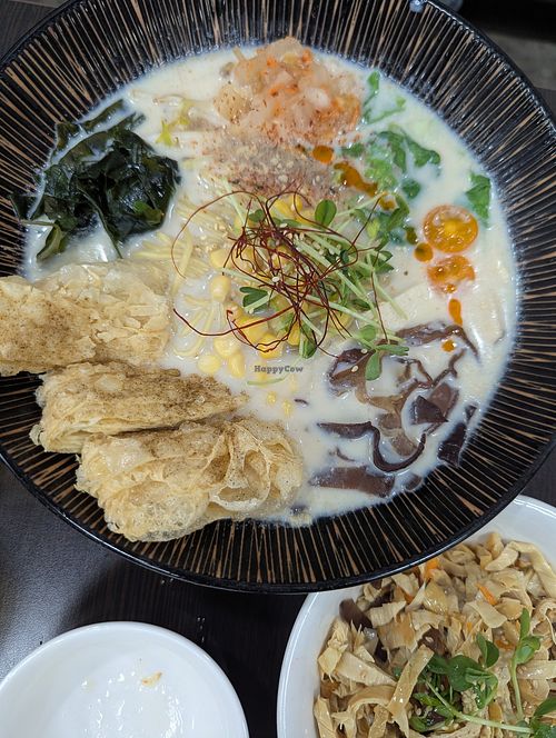 Soy kimchi ramen at 觀竺蔬食 素食拉麵 Vegan Ramen in Taoyuan