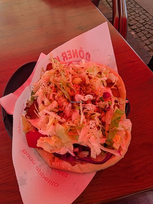 Seitan Döner at Stern Kebab in Magdeburg