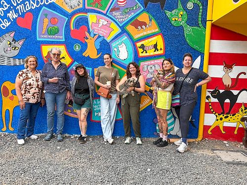 Spending the day with a local street dog rescue group in Guatemala at Unruly Travel Group Trips - Montreal in Montreal