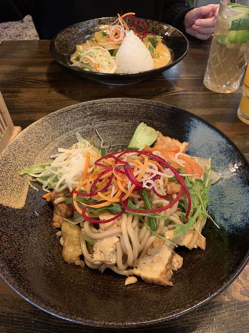 Fried Udon with Tofu  at Maison Dang in Berlin