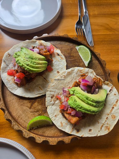 Jackfruit carnitas at Fork & Vine Social in Decatur
