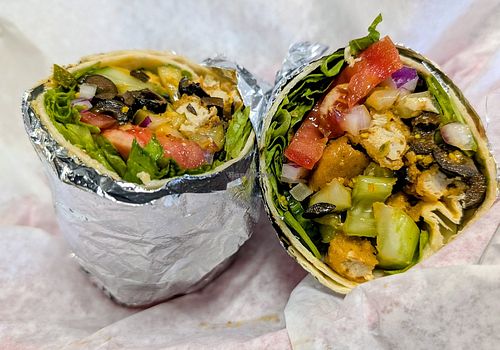 Loaded veggie nuggets wrap. at Wing Shack Longmont in Longmont
