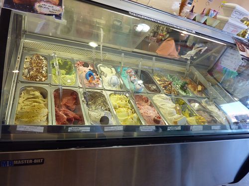 Ice cream buffet at Frozen Cafe in Houston