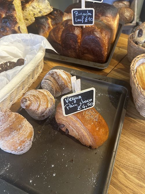 Cruffin and Pain au chocolate   at Levain & Cherry in Birmingham
