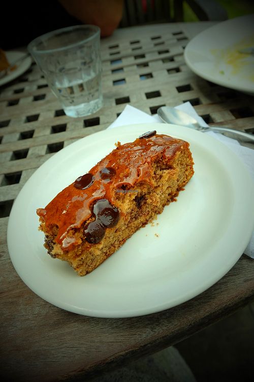 Gluten free cake at Vaults and Garden in Oxford