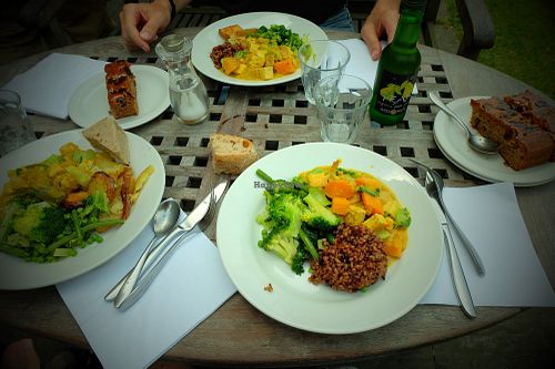 Gluten free meal at Vaults and Garden in Oxford