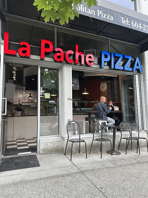 Storefront  at La Pache Pizza Commercial Drive in Vancouver