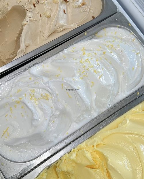 Lemon sorbet  at Yaza Gelato in Devonport