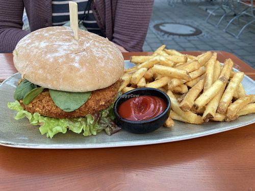 VeganBean burger  at Salverbräu in Pfaffenhofen An Der Ilm