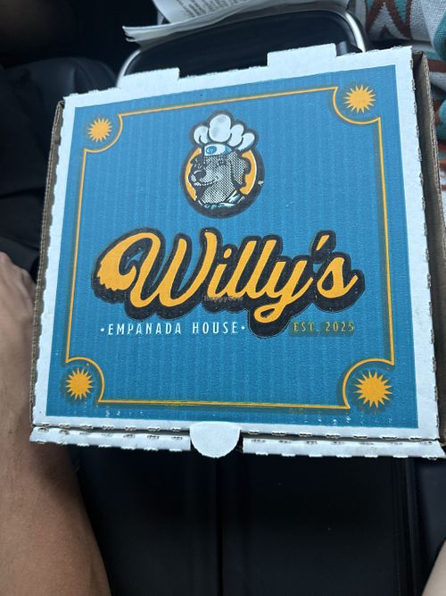 to go box  at Willy's Empanada House in Sedona