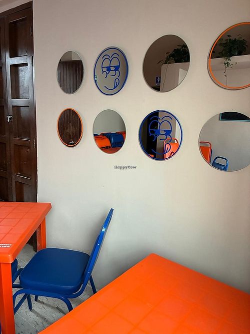 Indoor seating at Goyitas in Guadalajara