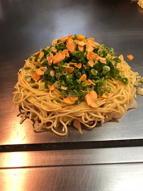 Okonomiyaki! at Nagataya in Hiroshima